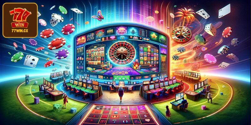 Khám phá sảnh game Casino tại 77WIN